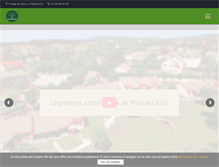 Tablet Screenshot of locations-malzieu.com